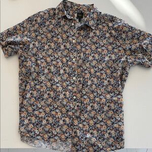 Floral Print Men's Shirt